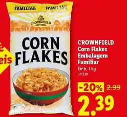 Lidl Corn flakes embalagem familiar promoção