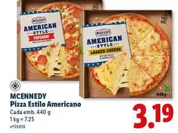 Lidl Mcennedy - pizza estilo americano promoção