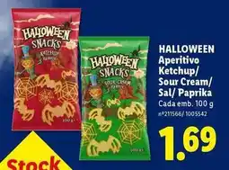 Lidl Aperitivo ketchup/sour cream/sal/ paprika promoção