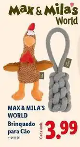 Lidl Max - brinquedo para cao promoção
