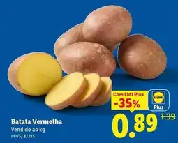 Lidl com - batata vermelha promoção