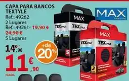 E.Leclerc Max - capa para bancos promoção