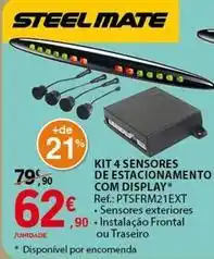 E.Leclerc com - kit 4 sensores de estacionamento com display promoção