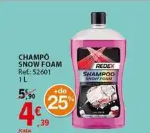 E.Leclerc Redex - champo snow foam promoção