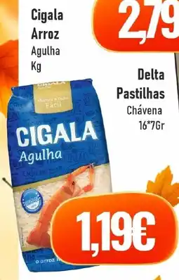 Belita Cigala Arroz promoção