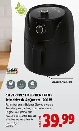 Lidl A+ - silvercrest kitchen tools fritadeira de air quente 1500 w promoção