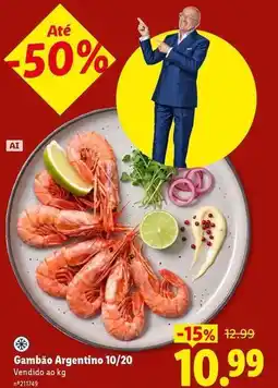 Lidl Gambao argentino 10/20 promoção