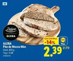 Lidl Deluxe - pão de massa mae promoção