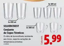 Lidl Silvercrest - conjunto de copos termicos promoção