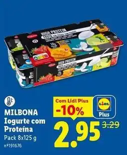 Lidl A+ - milbona iogurte com proteina promoção