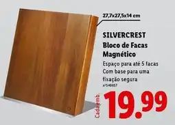 Lidl Silvercrest - bloco de facas magnetico promoção
