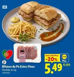 Lidl com - bifanas da pa extra-finas promoção