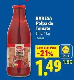 Lidl com - polpa de tomate promoção