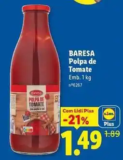 Lidl com - polpa de tomate promoção