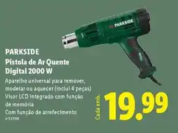 Lidl Parkside - pistola de ar quente digital 2000 w promoção