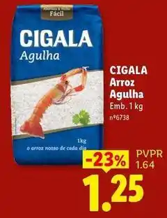 Lidl Cigala - arroz agulha promoção