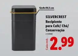 Lidl Silvercrest - recipiente para café/ chá/ conservação promoção