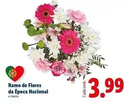 Lidl Nacional - ramo de flores da epoca promoção