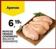 Continente Bom dia Continente - peito de frango promoção