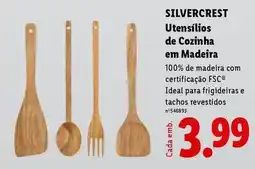 Lidl Silvercrest - utensilios de cozinha em madeira promoção