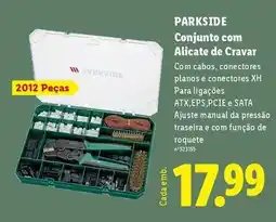 Lidl Parkside - conjunto com alicate de cravar promoção