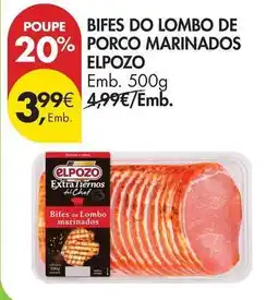 Pingo Doce Elpozo - bifes do lombo de porco marinados promoção