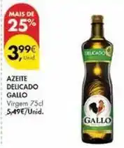 Pingo Doce Gallo - azeite delicado promoção