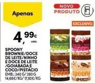 Continente Bom dia Spoony brownie/doce de leite/ninho e doce de leite/goiabada e coco/pistacio promoção