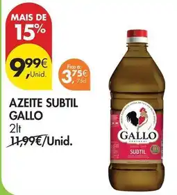 Pingo Doce Gallo - azeite subtil promoção