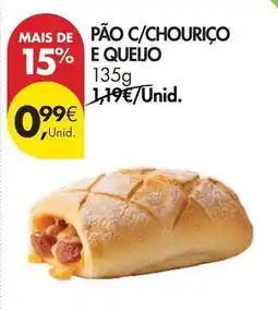Pingo Doce Pão c/chouriço e queijo promoção
