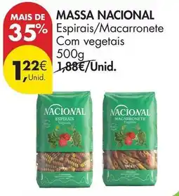 Pingo Doce A+ - massa nacional promoção