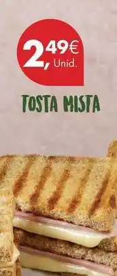 Pingo Doce Tosta mista promoção