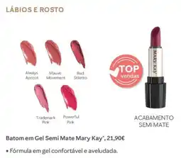 Mary Kay Batom em Gel Semi Mate Mary Kay promoção