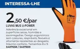 BigMat Luvas mus u-power promoção