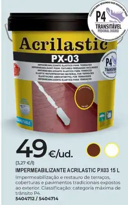 BigMat IMPERMEABILIZANTE ACRILASTIC PX03 promoção