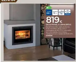 BigMat Encastrável a lenha BR70-S promoção