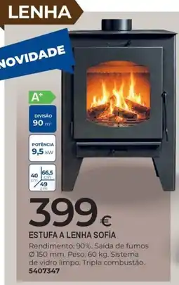 BigMat Estufa a lenha sofía promoção