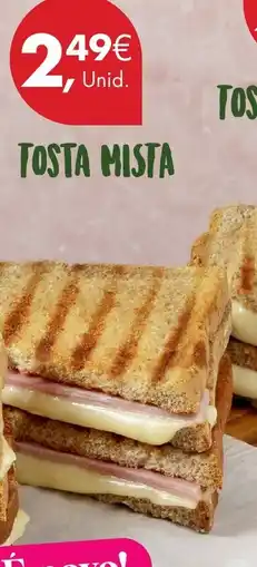 Pingo Doce Tosta mista promoção
