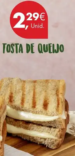 Pingo Doce Tosta de queijo promoção