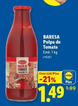 Lidl Baresa Polpa de Tomate promoção