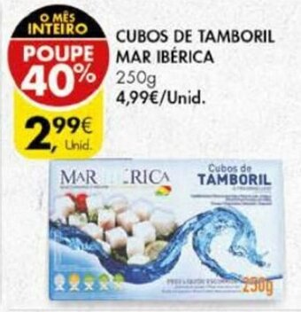 Pingo Doce Cubos de Tamboril Mar Ibérica 250g promoção