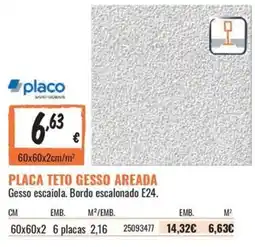 Obramat Placo placa teto gesso areada promoção