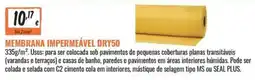 Obramat membrana impermeável dry50 promoção
