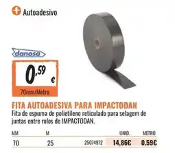Obramat Autoadesivo danosa fita autoadesiva para impactodan promoção