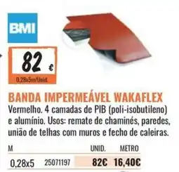 Obramat banda impermeável wakaflex promoção