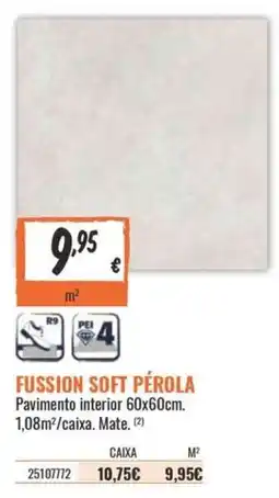 Obramat Fussion soft pérola promoção