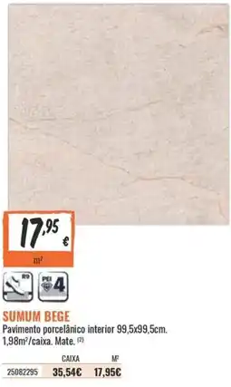 Obramat sumum bege promoção