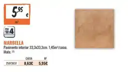 Obramat Marbella Pavimento interior promoção