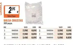 Obramat Cerâmica bolsa cruzetas promoção