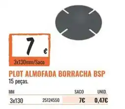 Obramat Plot almofada borracha bsp promoção